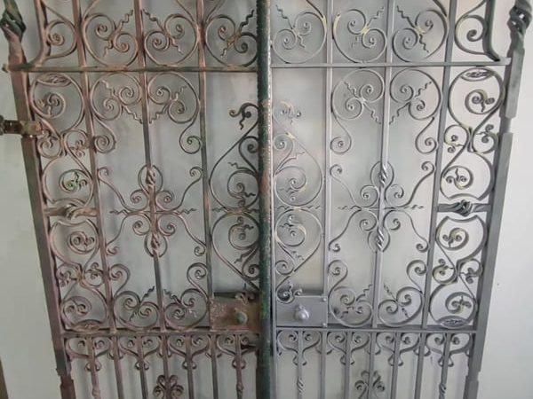 limpieza reja de hierro